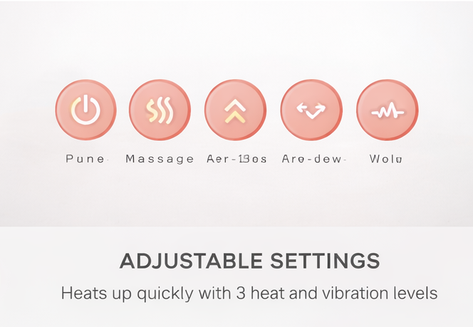 Heating Menstrual Vibration Pad